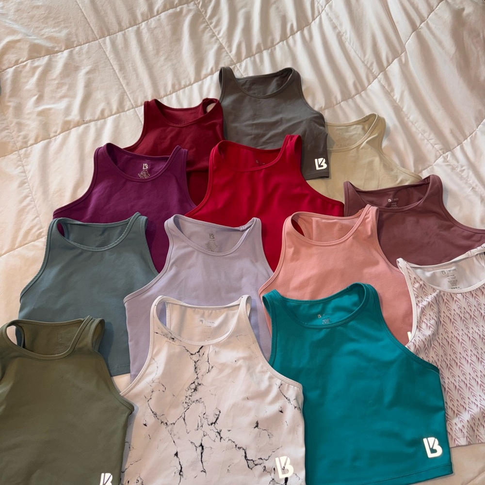 Buff Bunny Sleeveless Crop Tops